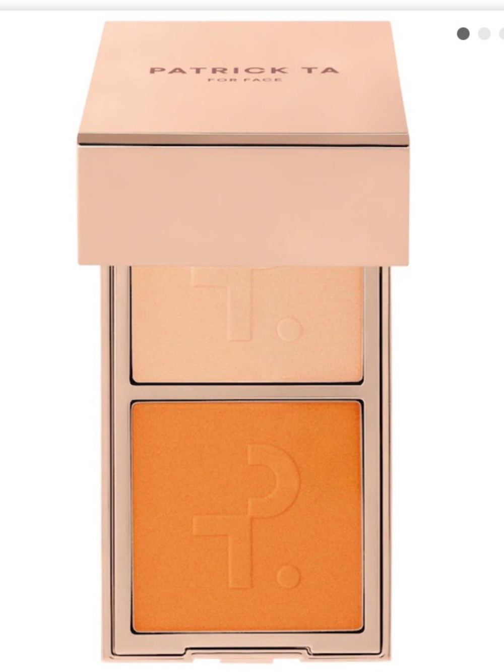 Patrick Ta Transition Blurring Under Eye Blush Duo ALL OR NOTHING TANGERINE